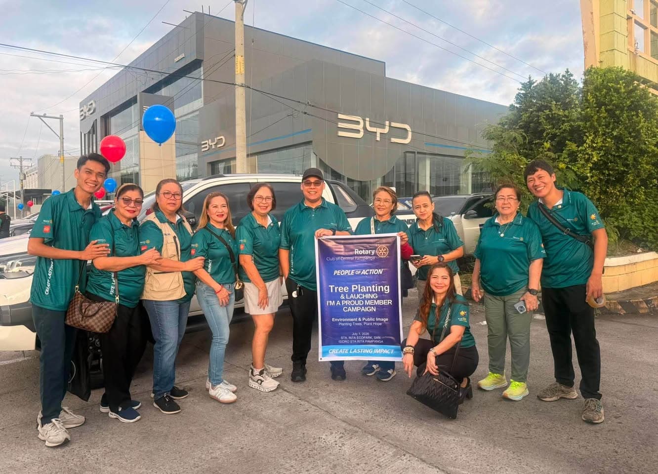 New Rotary Year Kick-Off: Convoy and Tree Planting